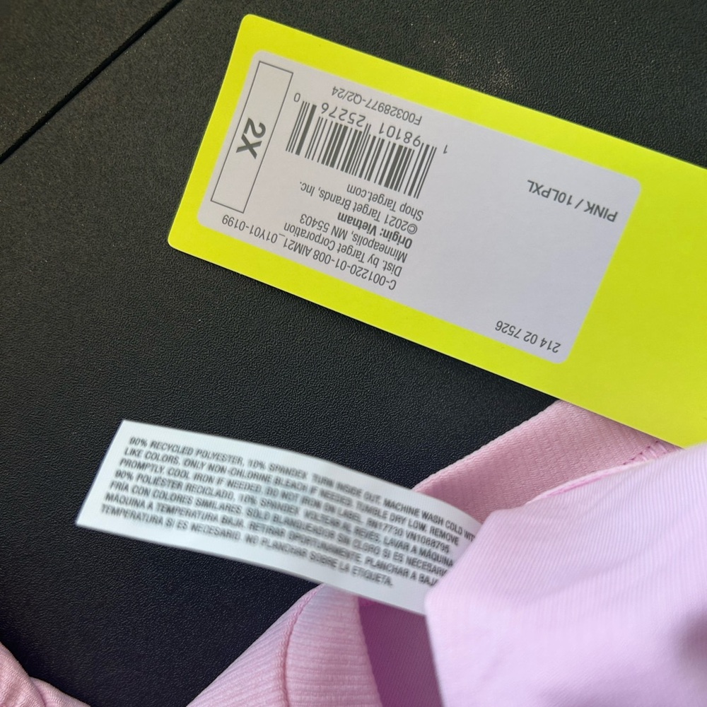 All In Motion Women's Size 2X Pink Active Top - Picture 11 of 11